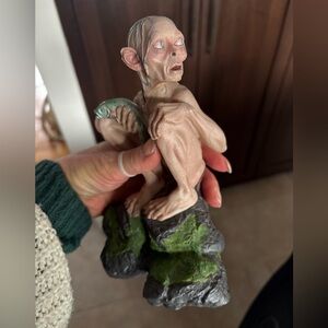 Smeagol Lord of the Rings Two Towers Figurine Resin 7” Tall